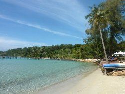 most relaxing double layer beach on Ko Kut island